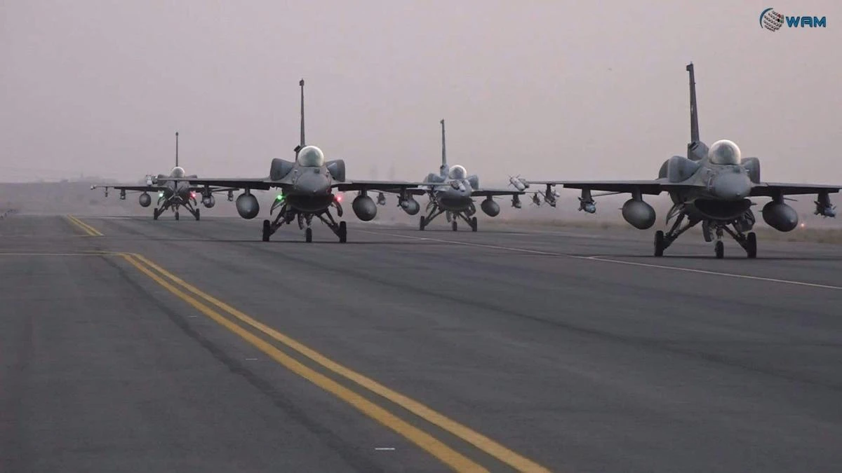 The Saudi-led Arab coalition destroyed an operations room and weapons caches of the Iran-back Houthi terrorists’ in the Yemeni province of Al-Bayda. (WAM)