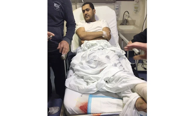 Hamas has blamed Israel for the explosion in Sidon that wounded Mohammed Hamdan in his leg. (AN photo)