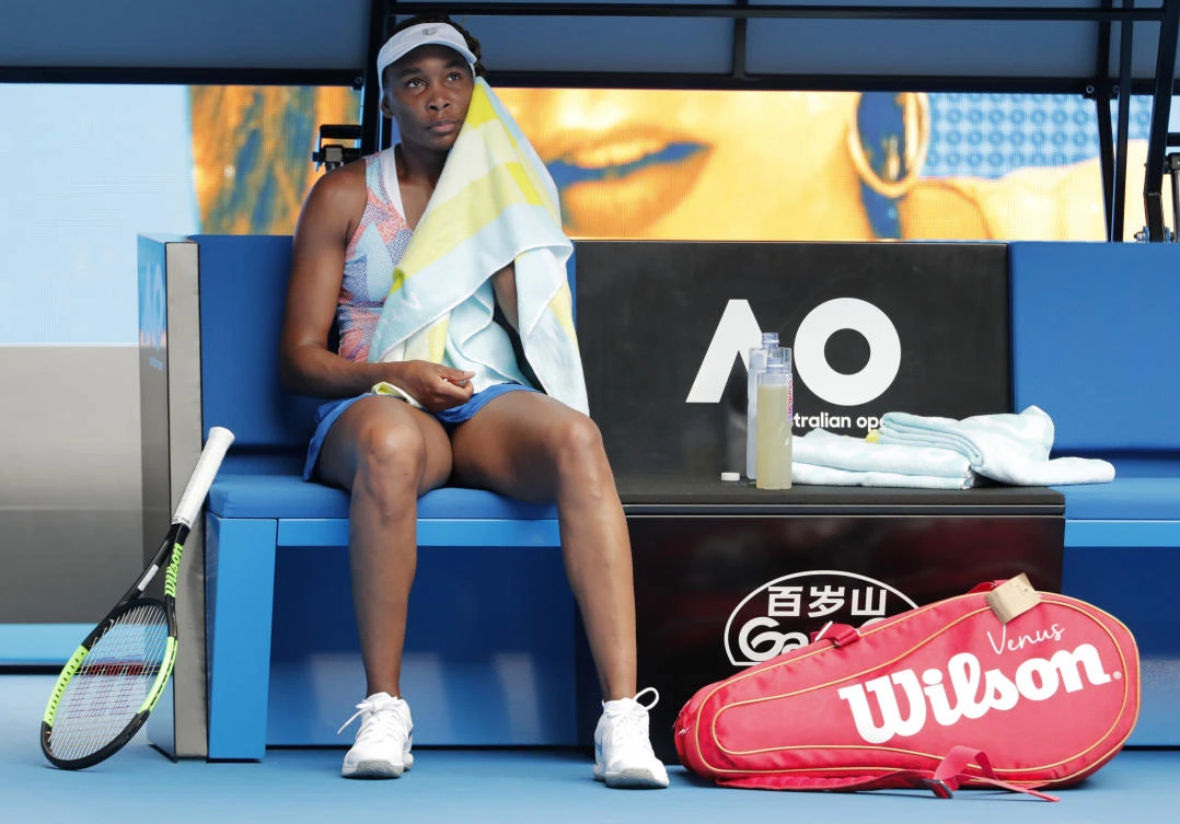 The 6-3, 7-5 loss for Venus Williams was her first in five career meeting with Belinda Bencic, who lost to Serena Williams in the first round of the Australian Open last year. (AP)