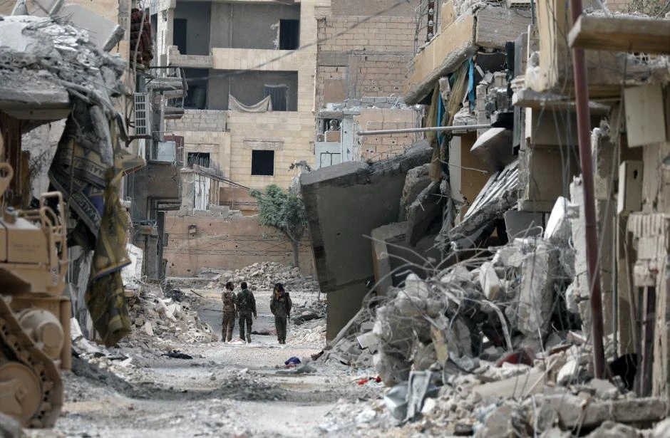 Backed by the US-led coalition’s air strikes, advisers and weapons, the SDF has ousted IS from swathes of territory in the east and north, including the former IS bastion of Raqqa. (Reuters)