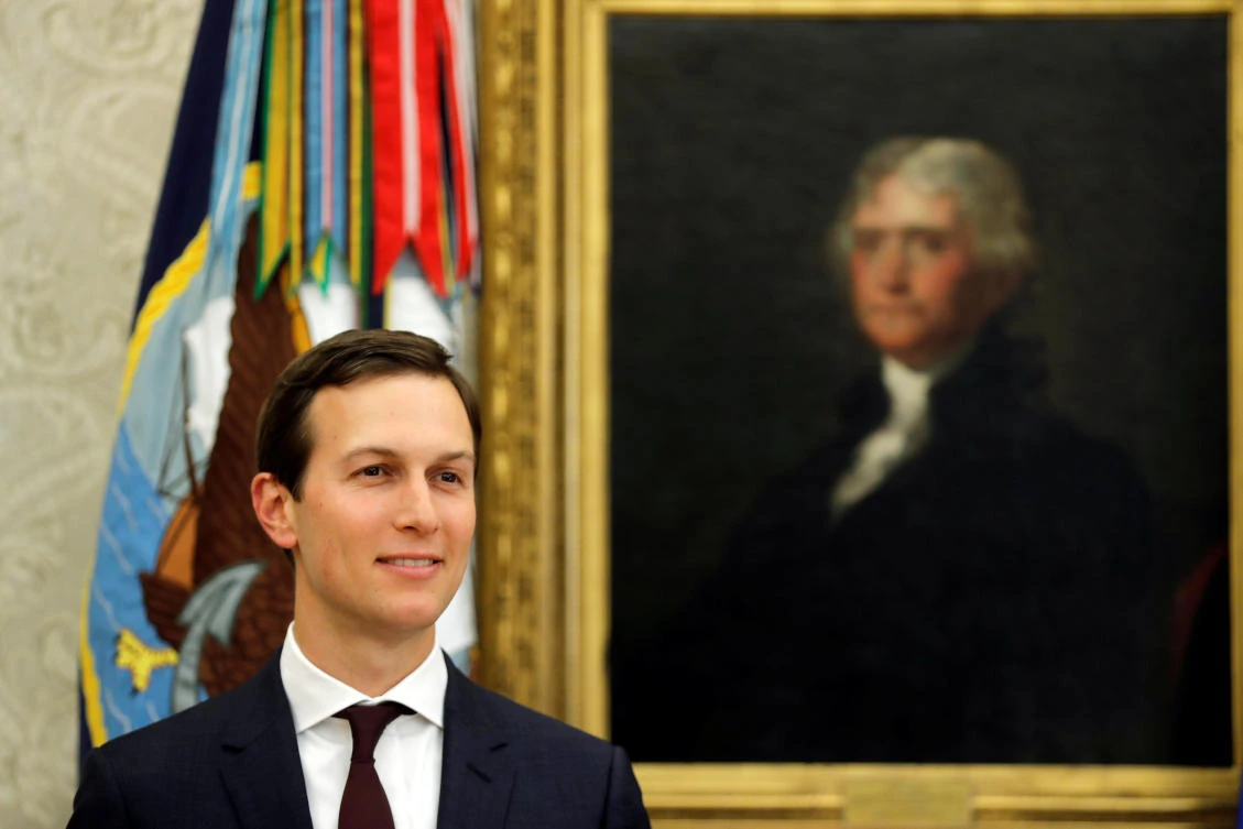 Senior adviser Jared Kushner attends an executive order signing event hosted by US President Donald Trump. (Reuters)