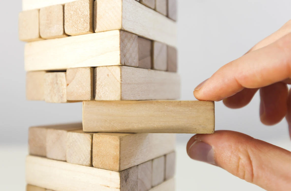 Watching this video with the knowledge of what is going to happen almost makes it more captivating, as each child waddles towards this impressive tower of Jenga blocks. (Shutterstock)