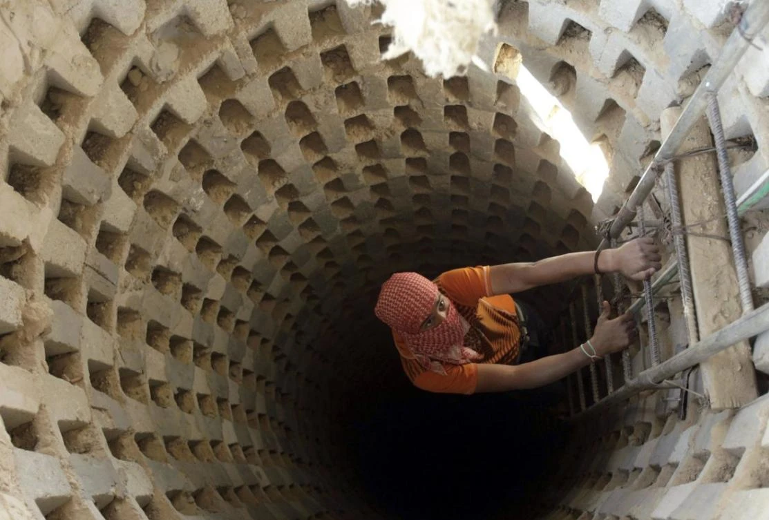 It was the third such tunnel Israel has destroyed over the past two months. (Reuters)