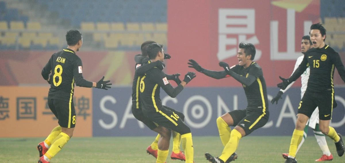 Malaysia stunned Saudi Arabia in the AFC U-23 Championship to take the quarter-final spot ahead of the Green Falcons. (Image: AFC.com)