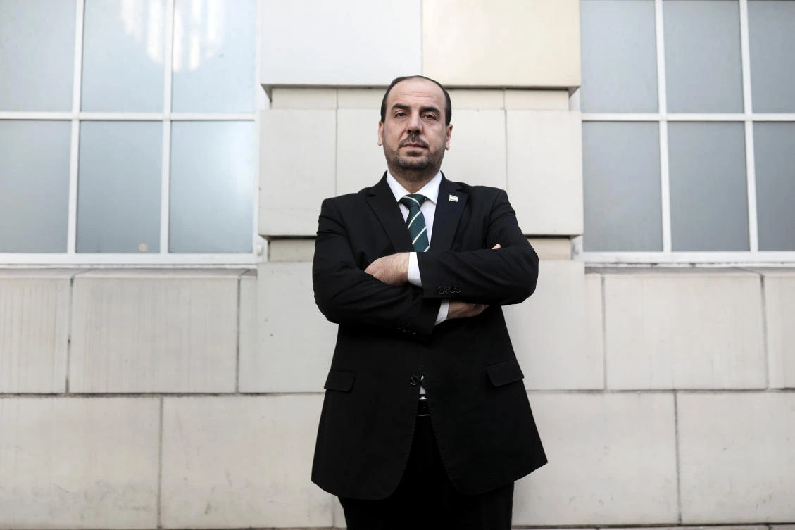 Nasser Al-Hariri, chief negotiator for Syria’s main opposition group, pictured in London. (Reuters)