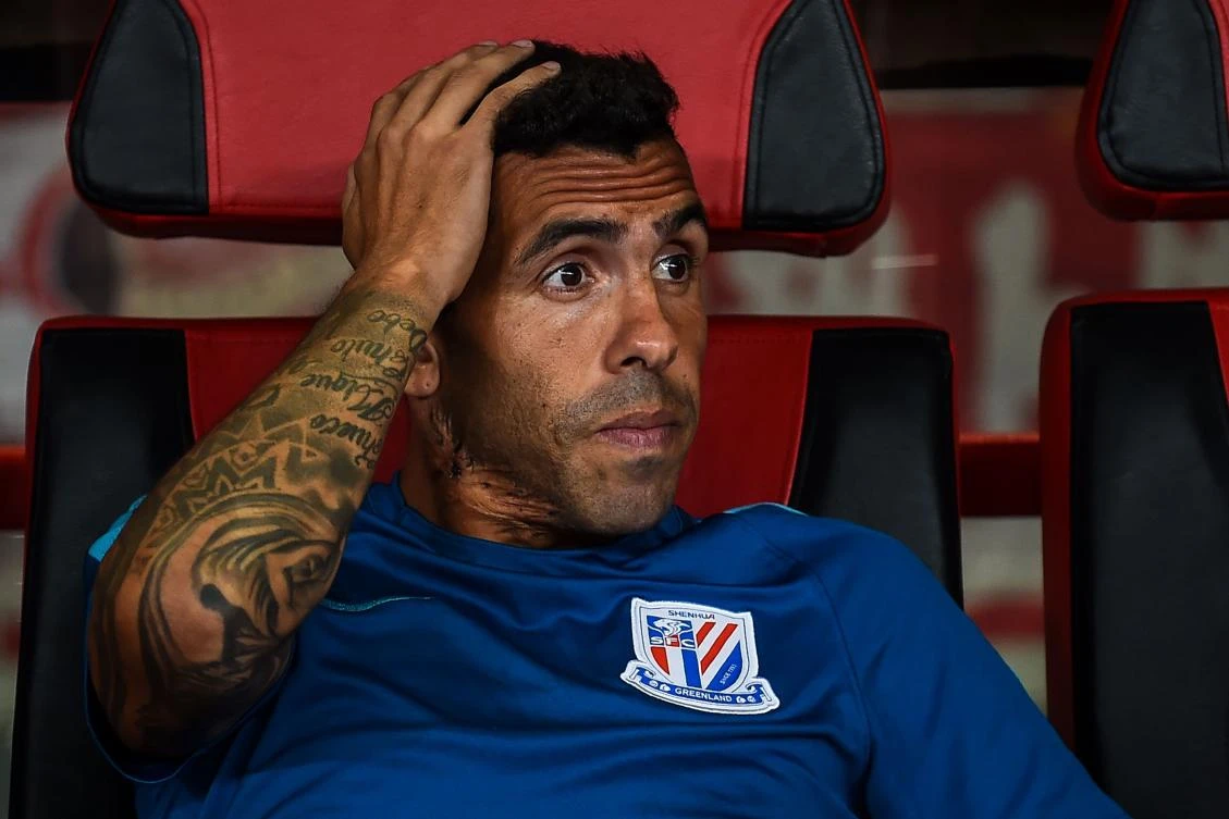 Chinese fans round on ‘rat’ Carlos Tevez after holiday barb