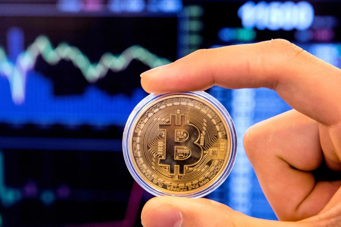 A visual representation of the digital cryptocurrency Bitcoin. (AFP)