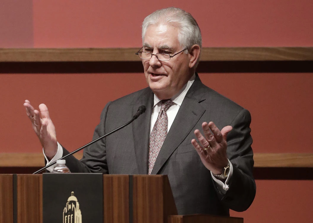 US Secretary of State Rex Tillerson earlier met with allies to discuss intensifying sanctions pressure on North Korea. (AP)