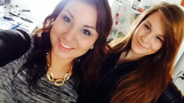 Brittney Gargol (R) with her killer, Cheyenne Antoine, in a photo taken hours before Gargol died. (Facebook)