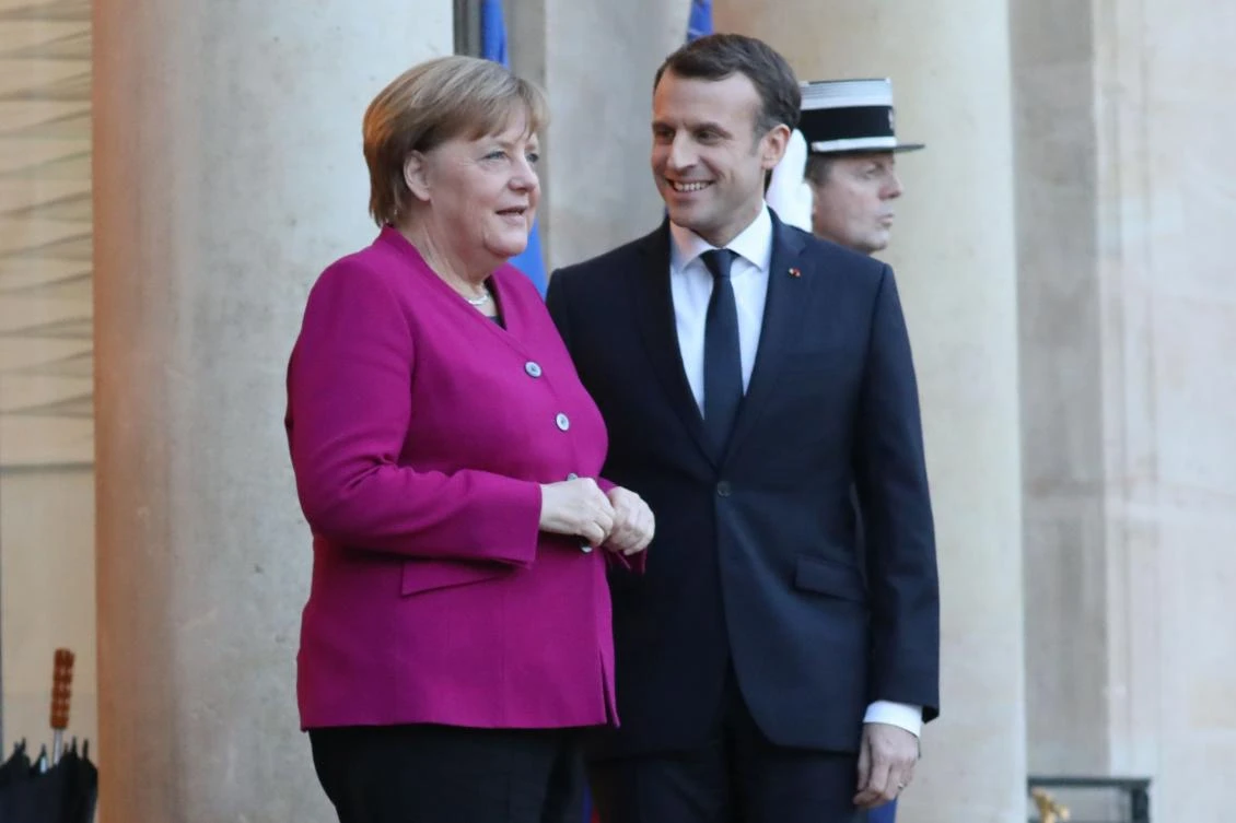 Merkel, Macron hopeful about German coalition talks