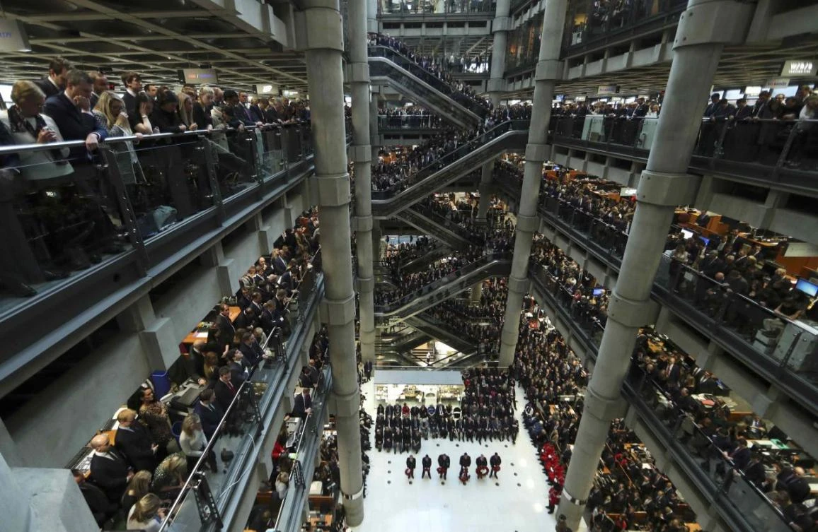 Lloyd’s of London in the heart of the UK’s capital’s financial district. Britain’s financial services industry is still likely to emerge as one of the main battlegrounds between London and Brussels in divorce talks. (Reuters)