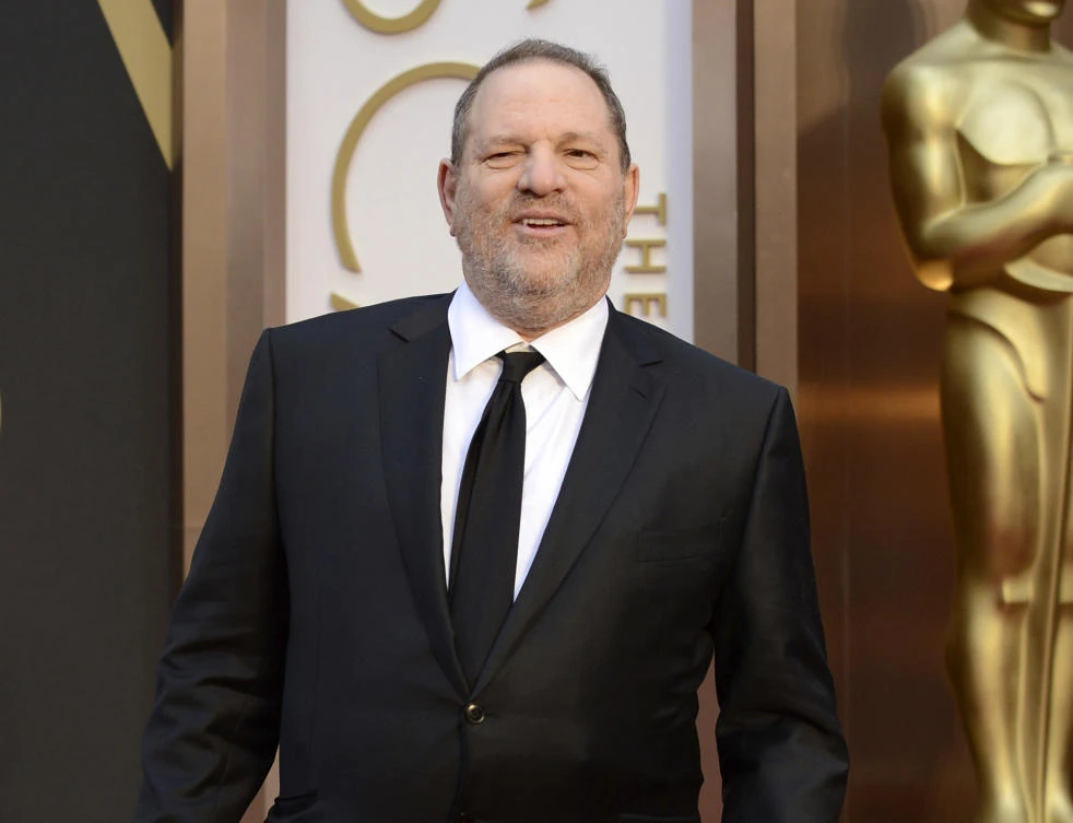 In this March 2, 2014 file photo, Harvey Weinstein arrives at the Oscars at the Dolby Theatre in Los Angeles. The Producers Guild of America has ratified guidelines for combating sexual harassment in the entertainment industry. (AP)