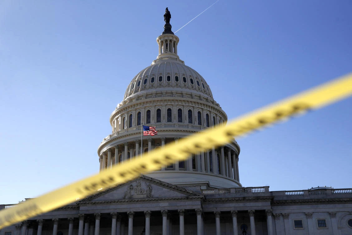 Americans awoke to learn that bickering politicians in Washington had failed to keep their government in business, halting all but the most essential operations and marring the one-year anniversary of President Donald Trump’s inauguration. (AP)