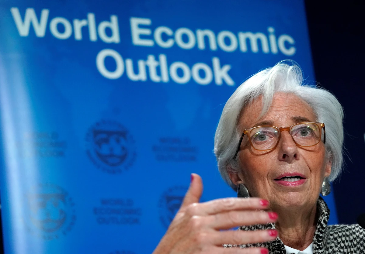 Christine Lagarde, Managing Director of the International Monetary Fund (IMF) attends a news conference on the world economic outlook during the World Economic Forum (WEF) annual meeting in Davos, Switzerland January 22, 2018. (Reuters)