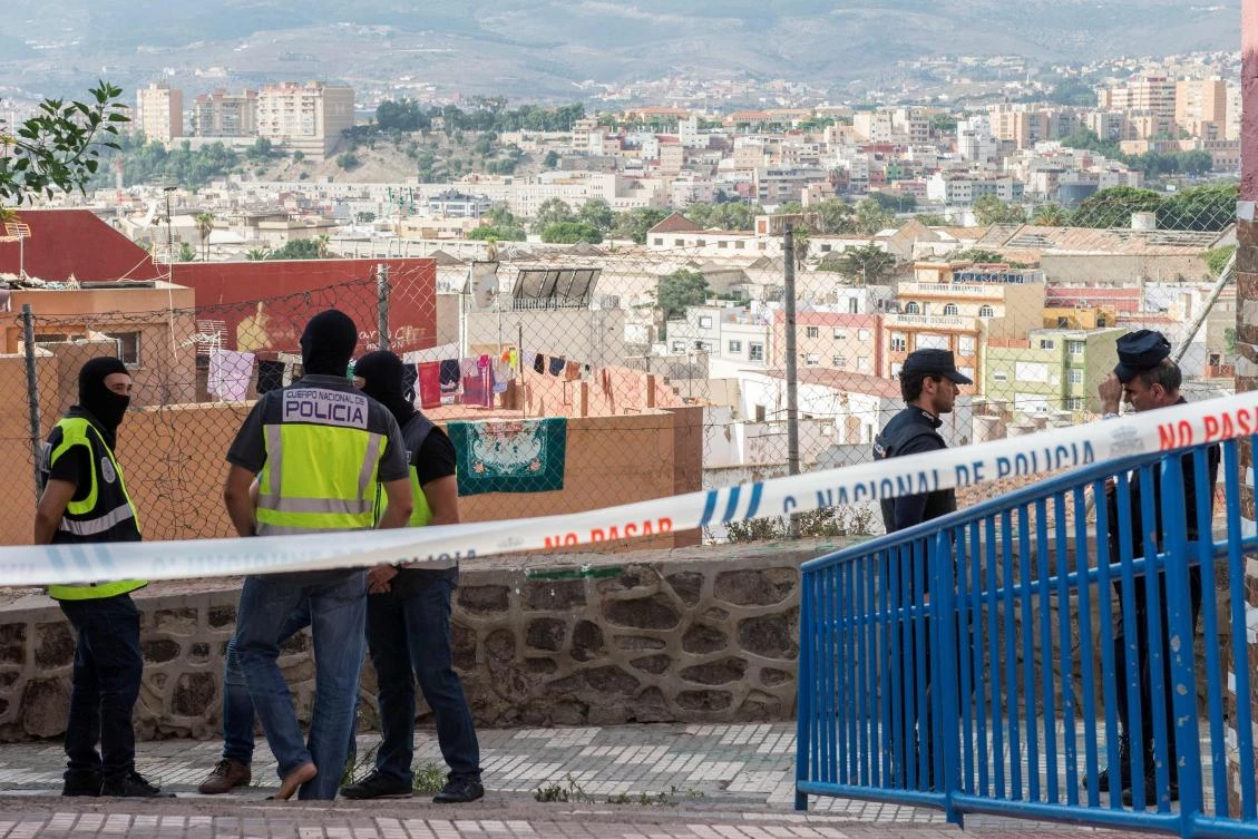 One person has died and several others injured during a stampede Monday on the border between Morocco and the Spanish enclave of Melilla. (AFP)