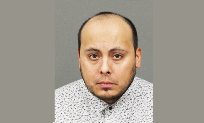 This undated booking photo provided by the County of San Luis Obispo shows Alfonso Alarcon-Nunez, an Uber driver who has been charged with raping, assaulting and robbing young women. (County of San Luis Obispo via AP)