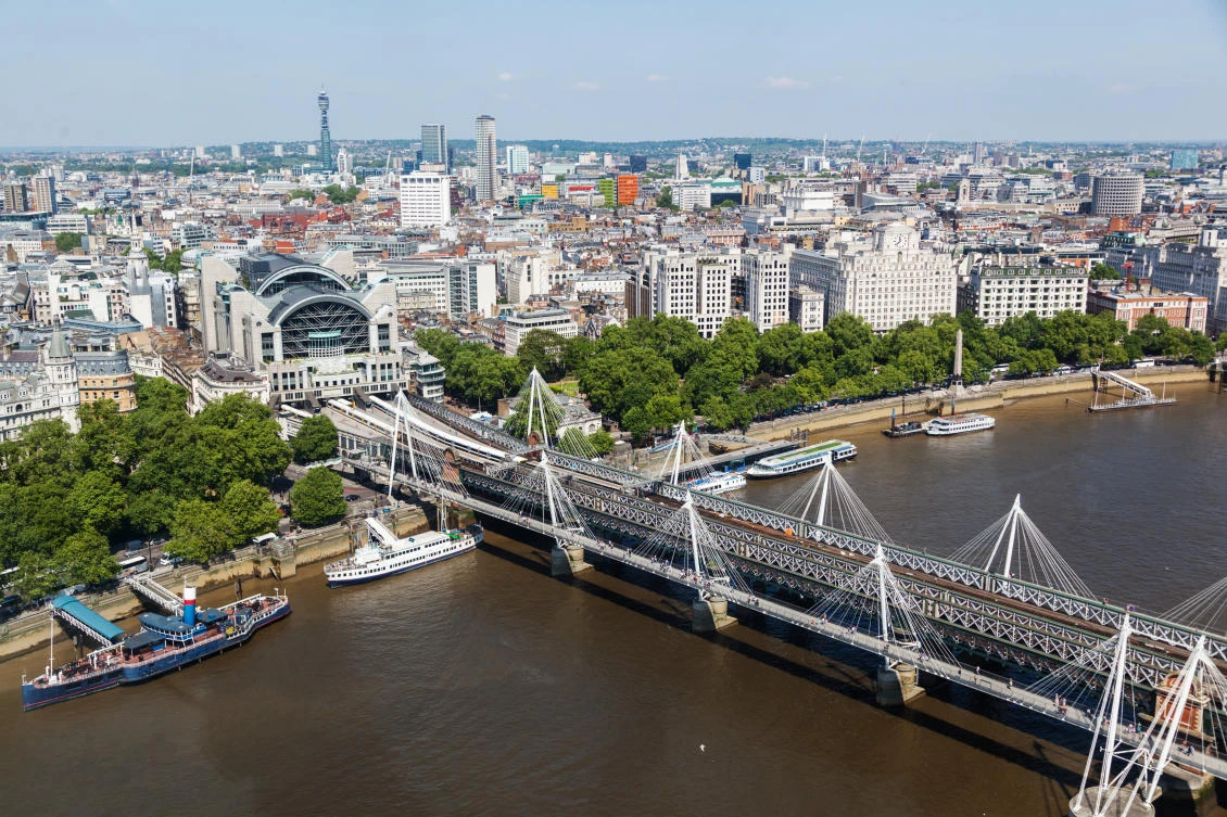 A gas leak has been detected in popular London’s West End at Charing Cross Station (L) (Shutterstock)