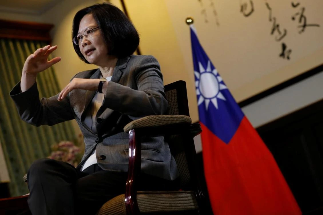 Taiwan President Tsai Ing-wen believes one day her country would be able to produce its own submarines, an item Taipei has long pressed for to face China’s navy. (Reuters)