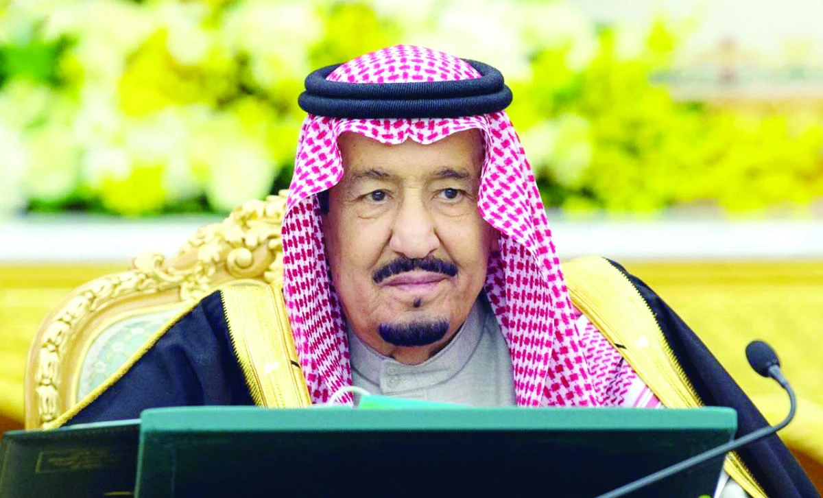 King Salman chairs the Cabinet session in Riyadh on Tuesday. (SPA)