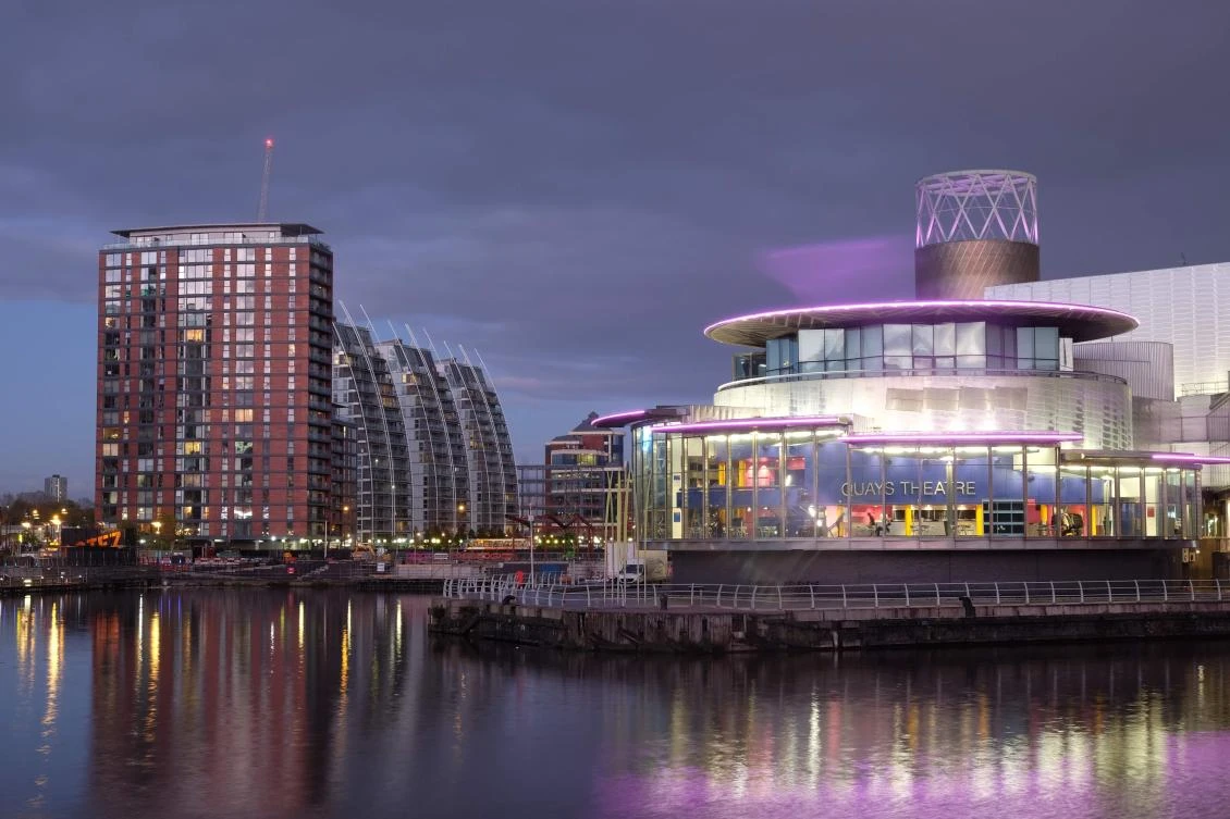 The Salford Quays area of Manchester (Shutterstock)