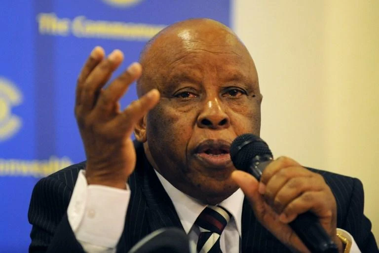 Festus Mogae, a former president of Botswana, leads the Joint Monitoring and Evaluation Commission (JMEC) on South Sudan. (AFP)