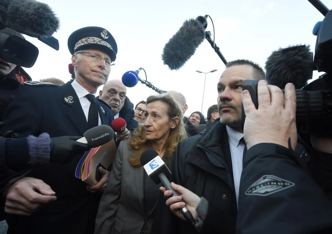 French Justice Minister Nicole Belloubet said France would intervene if one of its citizens faced the death penalty in Syria or Iraq. (AFP)