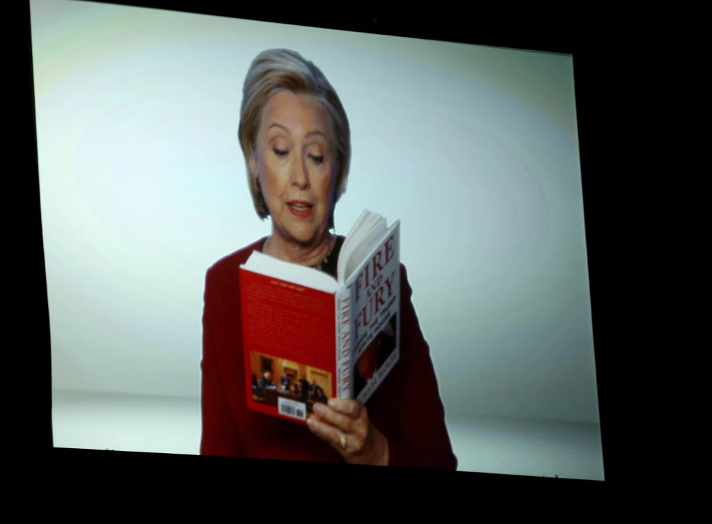 Grammys feature Clinton cameo in Trump book bit, while Bruno Mars nabs ‘Song of the Year’ award