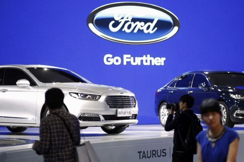 Ford’s China sales slid 6 percent in 2017 compared with a 3 percent rise for the industry overall. (Reuters)