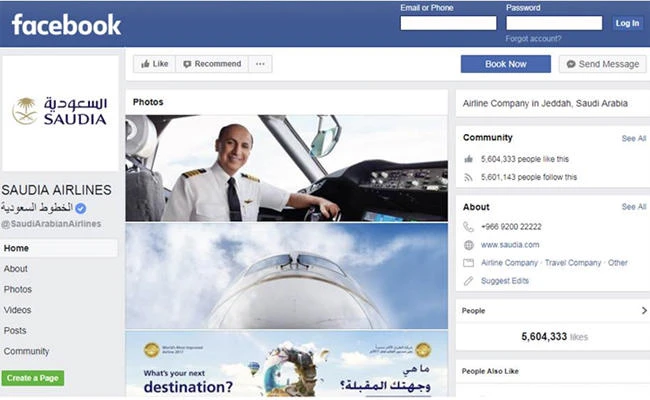 Saudi Arabian Airlines surpasses
7 million followers on social media