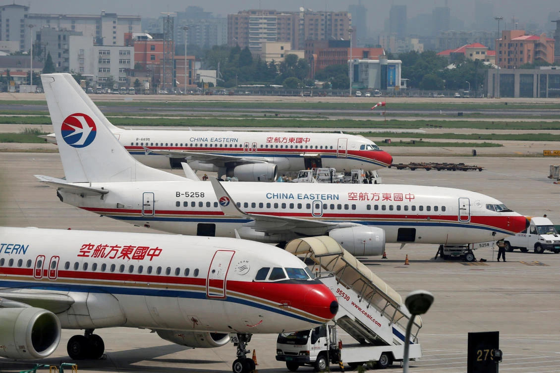 Taiwan has withheld approval of routine applications from China Eastern and Xiamen Airlines, majority owned by China Southern Airlines, to add Lunar New Year flights because the airlines had used the disputed air routes. (Reuters)