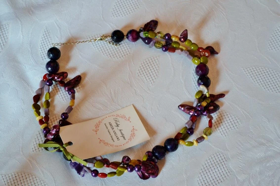 The designer creates the pieces in her home studio. (Photographs supplied)