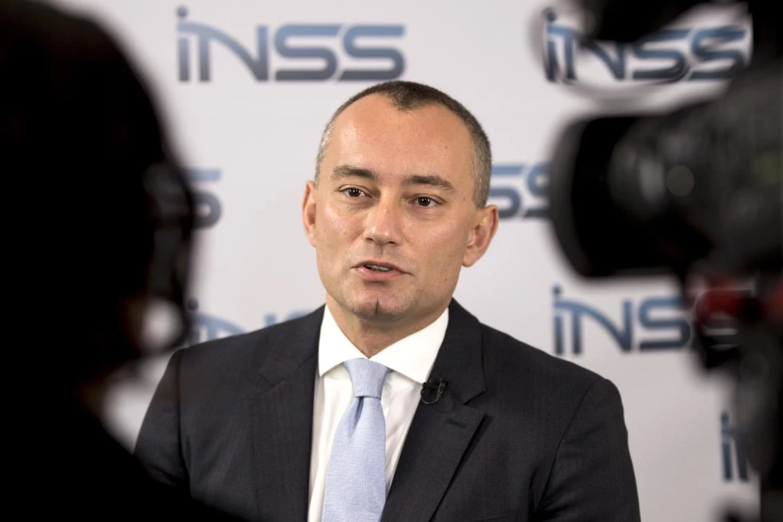 Nickolay Mladenov, UN Special Coordinator for the Middle East Peace Process and Personal Representative of the Secretary-General to the Palestine Liberation Organization and the Palestinian Authority, speaks during an interview following the INSS conference, on January 30, 2018 in Tel Aviv. (AFP)