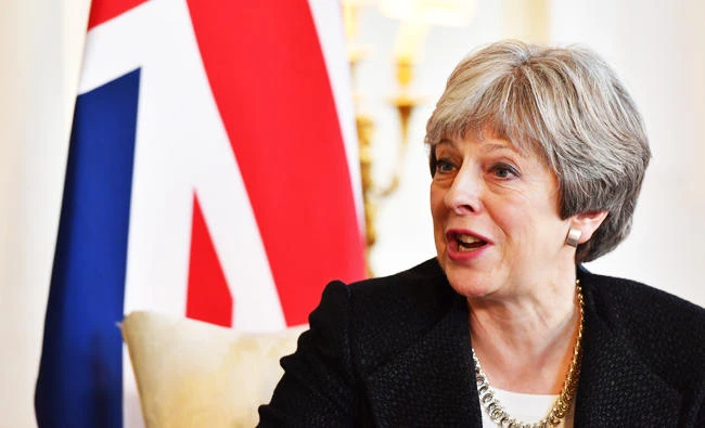 Britain's Prime Minister Theresa May. (AFP)