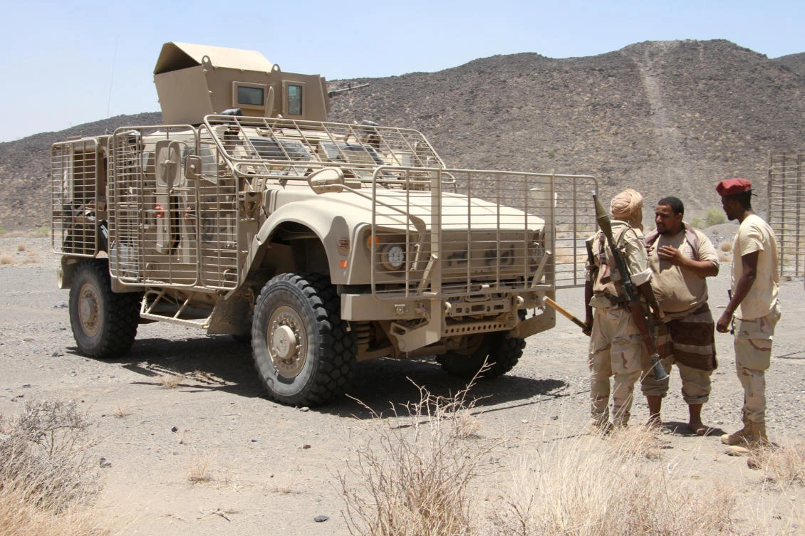 This file photo shows Yemeni loyalist forces. (Saleh Al-Obeidi/AFP)