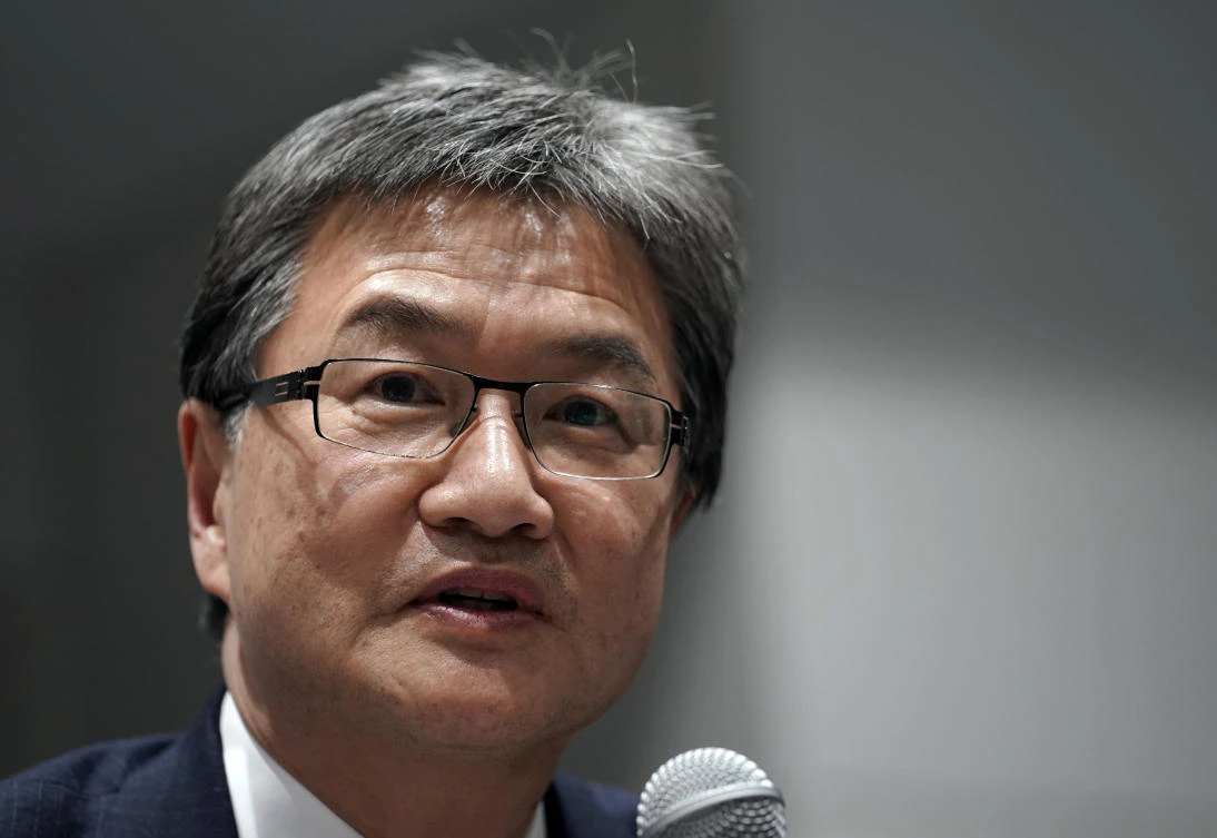 US Special Representative for North Korea Policy, Joseph Yun, speaks during a press conference of Building Stable Peace in Northeast Asia: Managing and Transforming Risks on Korean Peninsula in Tokyo. (AP)