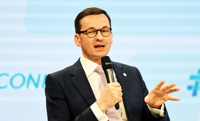 Prime Minister Mateusz Morawiecki of Poland. (AFP)