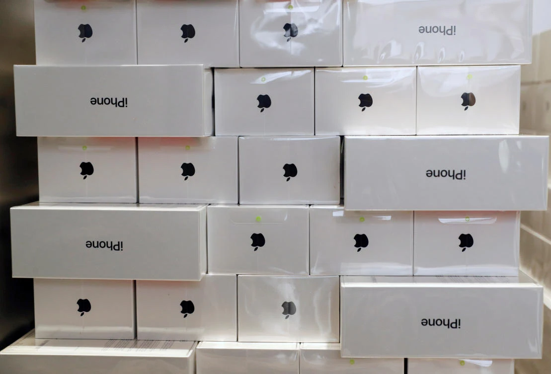 Apple’s best-selling product, the iPhone, has seen relatively flat unit sales over the same two-year period. (Reuters)