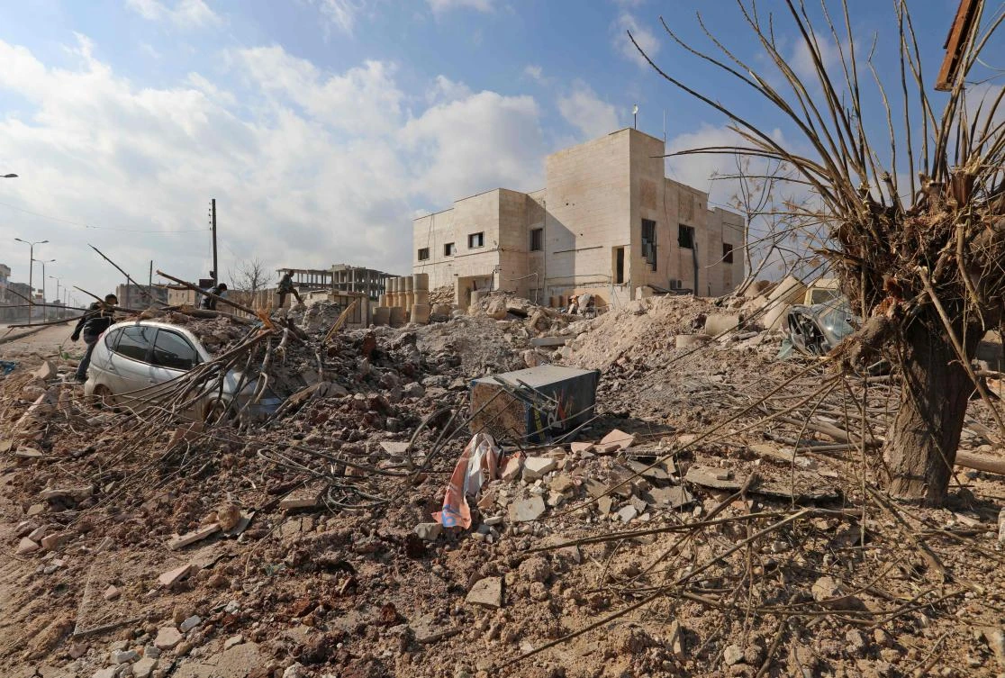 Rebel stronghold in northwestern Syria heavily bombed