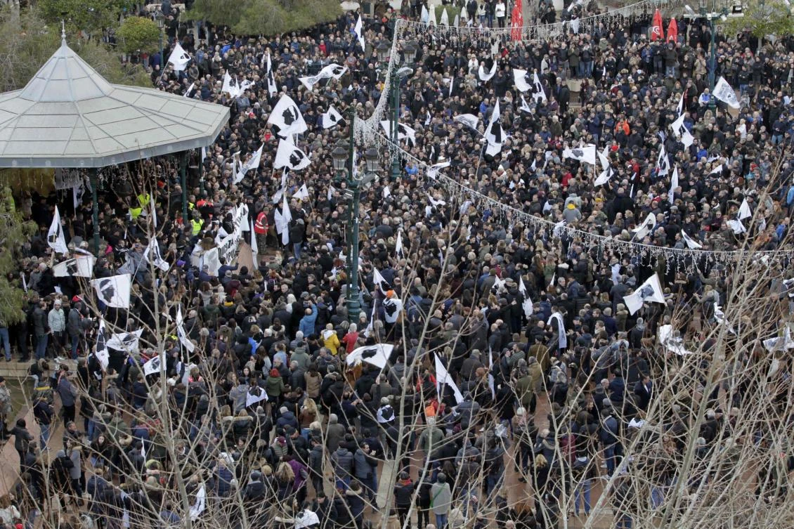 Corsica’s nationalists stage protest ahead of Macron visit