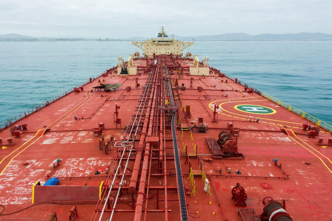 An image of an oil tanker. (Shutterstock)