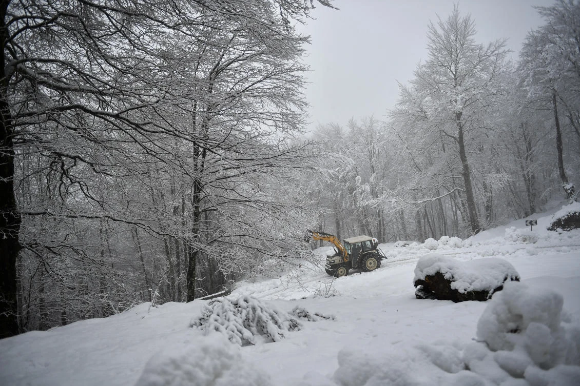 Heavy snow disrupts flights, classes in Spain