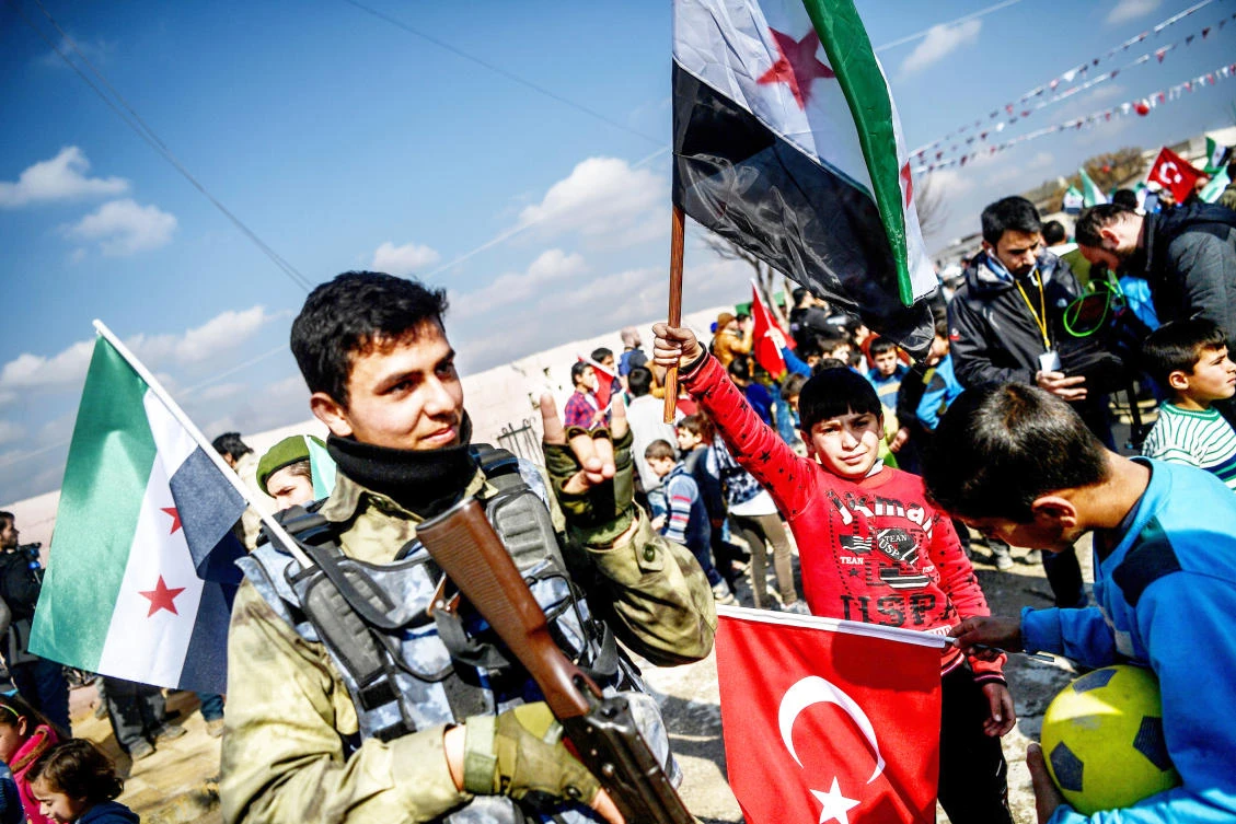 Turkey last month launched a military incursion into the Kurdish enclave of Afrin in northern Syria, fearful that separatist groups would intensify their campaign to establish a Kurdish homeland in the region. (File/AFP)