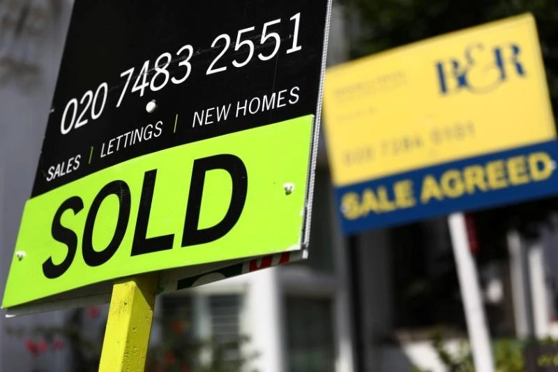 British annual house price growth has slowed since the vote to leave the EU. (Reuters)