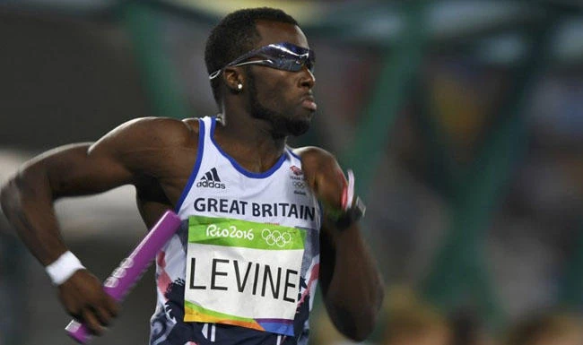 British sprinter Nigel Levine failed the test while recovering from career-threatening injuries suffered in a motorbike accident last January. (AFP)