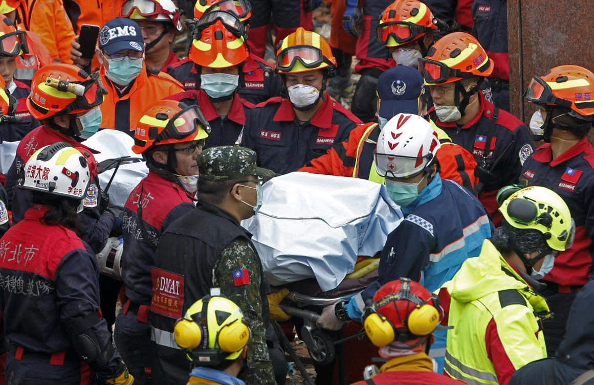 Taiwan’s National Fire Agency said more than 260 people were injured and 23 were unaccounted for during Tuesday’s magnitude-6.4 quake. (AP)