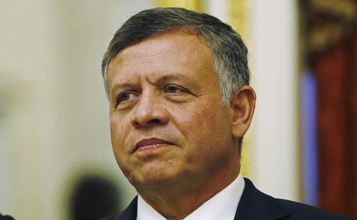 In this file photo, Jordan’s King Abdullah meets with members of the US Senate Foreign Relations Committee at the US Capitol in Washington, Feb. 3, 2015. (REUTERS)