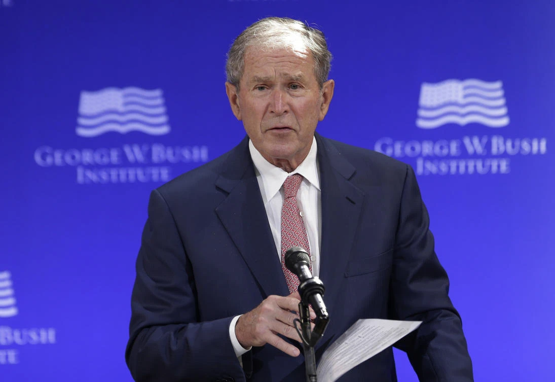George W Bush lashes out at Trump policies