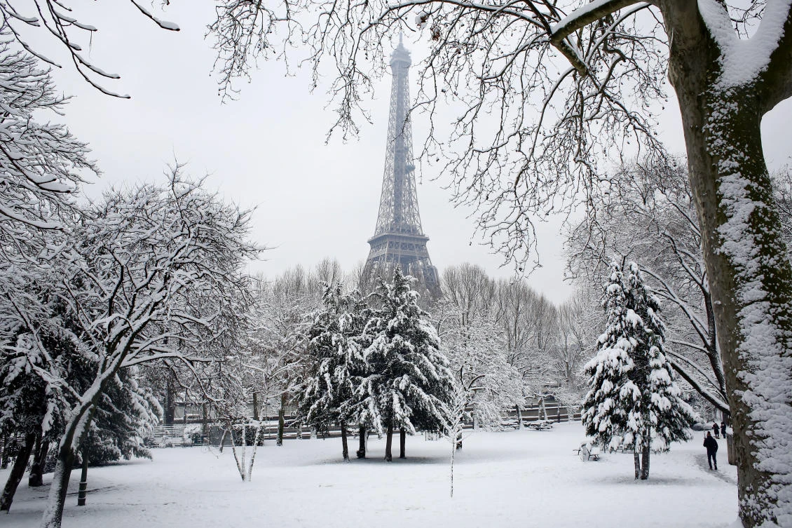 The 19th-century Eiffel Tower will be closed all day Friday and Saturday “to ensure the security of visitors.” (AP)