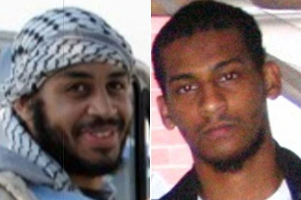 File photo showing 2 members of the Daesh 'beatles cell' captured in Syria