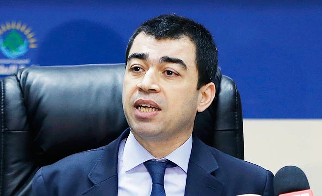Lebanese Energy and Water Minister Cesar Abi Khalil. (AP)